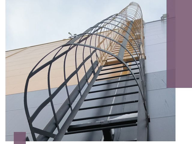 Изготовление и монтаж пожарных лестниц в Нефтеюганске профессионально