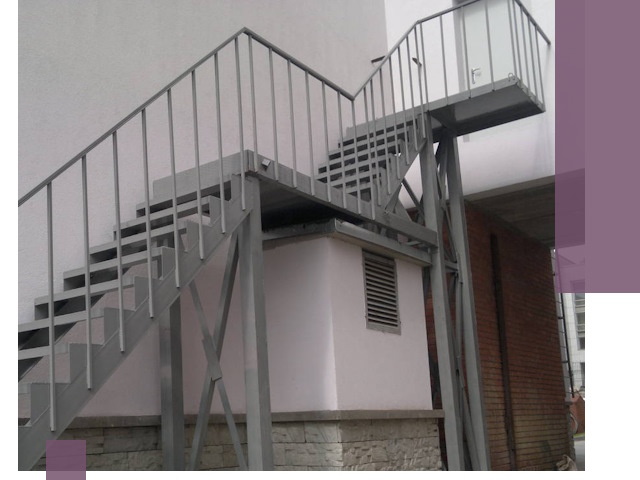 Монтаж пожарных лестниц под ключ в Нефтеюганске с гарантией качества