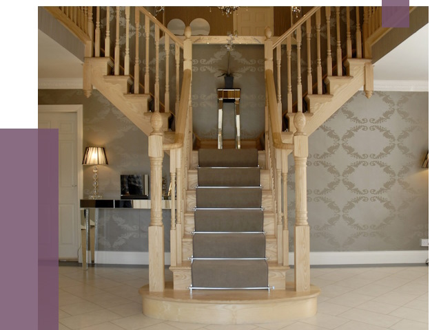 Монтаж деревянных лестниц в Нефтеюганске от 7575 руб. 