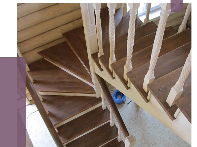 Реставрация деревянных лестниц в Нефтеюганске от 4271 руб.