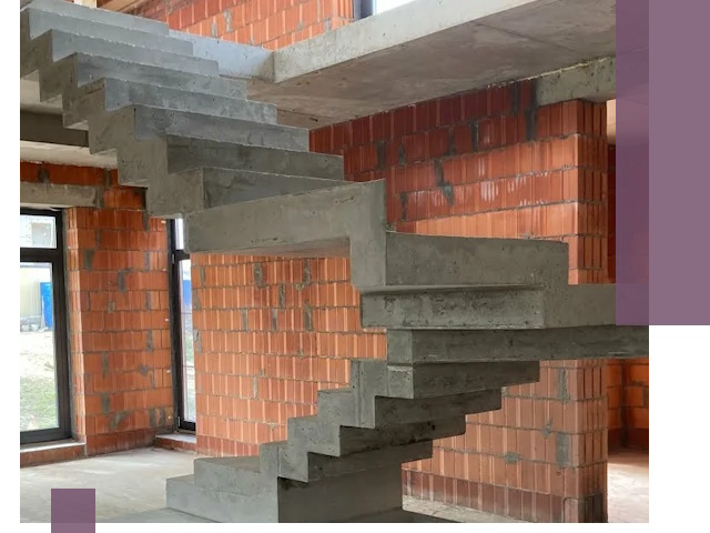 Изготовление бетонных лестниц под ключ в Нефтеюганске