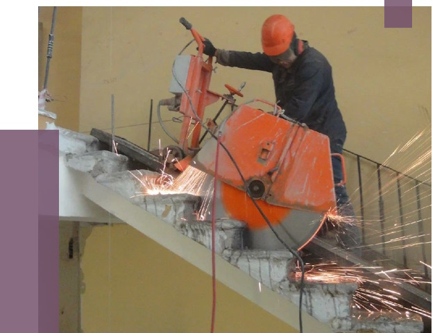 Демонтаж бетонных лестниц в Нефтеюганске от 4576 руб. за м2 | ПРОЛЁТ-Нфт