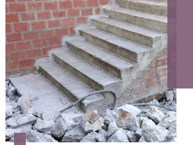 Демонтаж бетонных лестниц в Нефтеюганске: быстро и безопасно