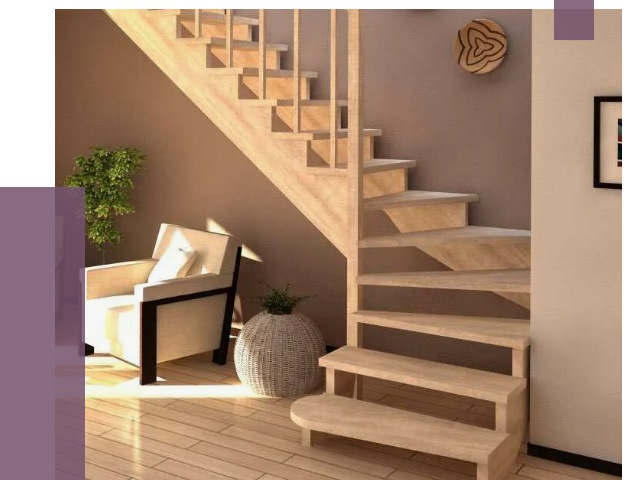 Изготовление Г-образных лестниц в Нефтеюганске от 18811 руб. 