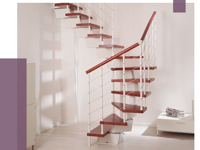 Изготовление лестниц на больцах в Нефтеюганске от 9660 руб. | ПРОЛЁТ-Нфт