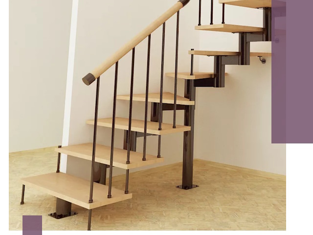 Монтаж лестниц на больцах в Нефтеюганске — быстро и надежно