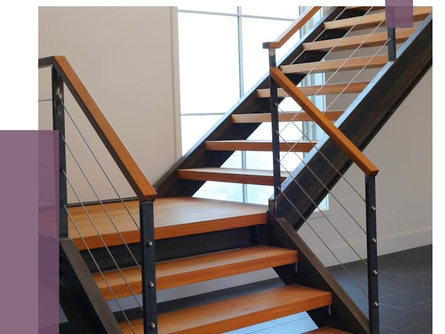 Изготовление лестниц на металлокаркасе в Нефтеюганске от 18811 руб. | ПРОЛЁТ-Нфт