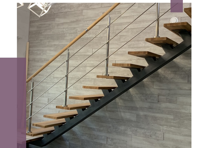 Изготовление лестниц на монокосоуре в Нефтеюганске от 75752 руб. 