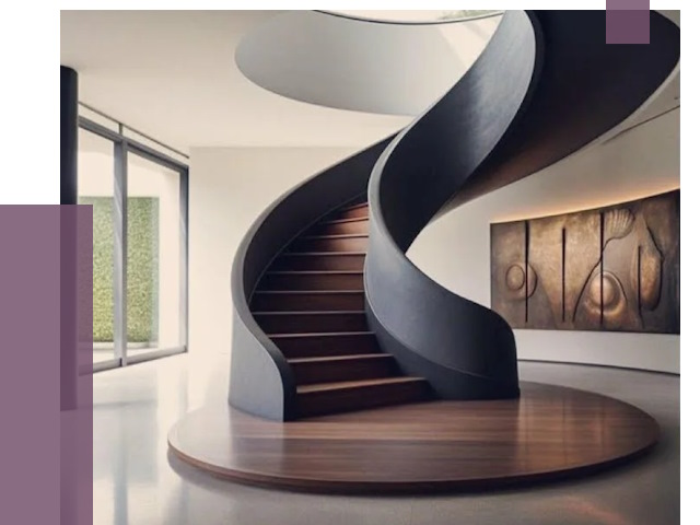 Элитные лестницы под заказ в Нефтеюганске от 188108 руб. — ПРОЛЁТ-Нфт