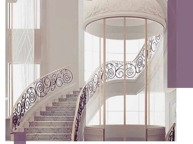 Элитные лестницы на заказ высокого класса в Нефтеюганске