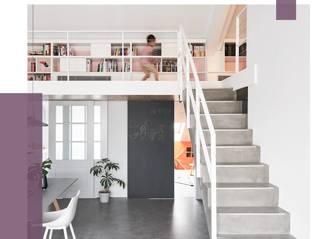 Лестницы для двухуровневой квартиры в Нефтеюганске от 175398 руб. | ПРОЛЁТ-Нфт