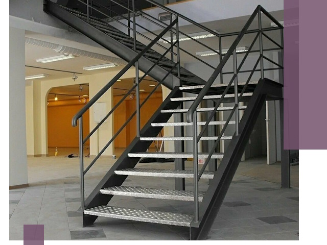 Лестницы для офиса в Нефтеюганске: изготовление, монтаж, демонтаж