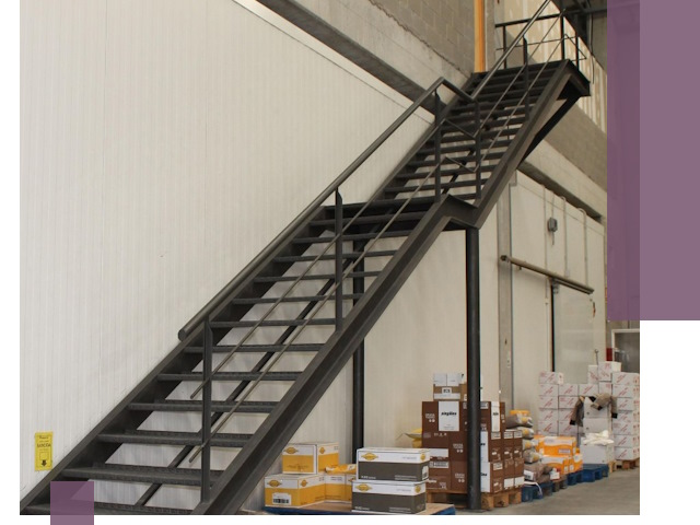 Лестницы для производства в Нефтеюганске — изготовление и монтаж