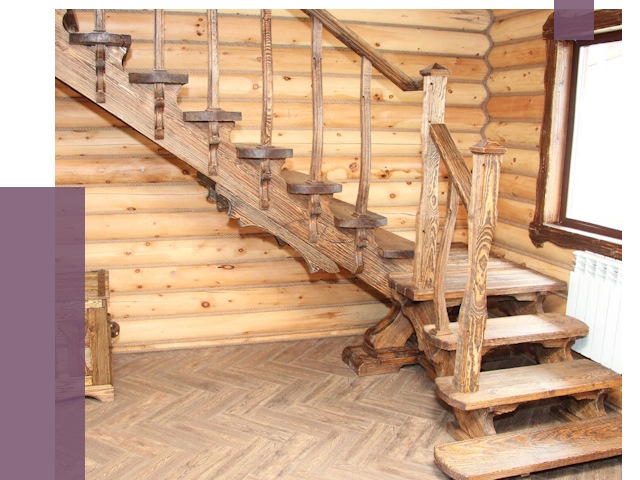 Лестницы в баню в Нефтеюганске от 19014 руб. — изготовление | ПРОЛЁТ-Нфт