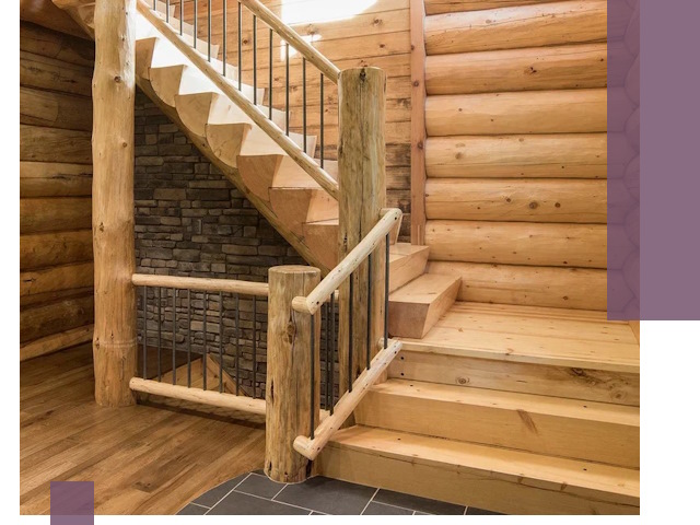 Лестницы в баню под заказ и профессиональный монтаж в Нефтеюганске