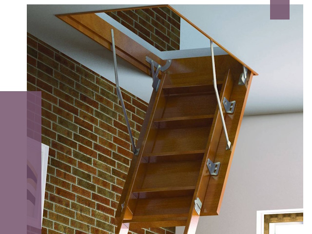 Установка чердачной лестницы в Нефтеюганске от 7779 руб. | ПРОЛЁТ-Нфт