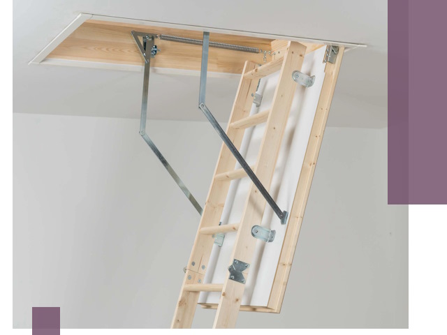 Установка чердачной лестницы под ключ в Нефтеюганске