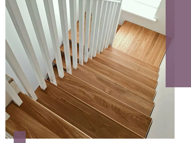 Лестницы из бука в Нефтеюганске: изготовление, монтаж и демонтаж