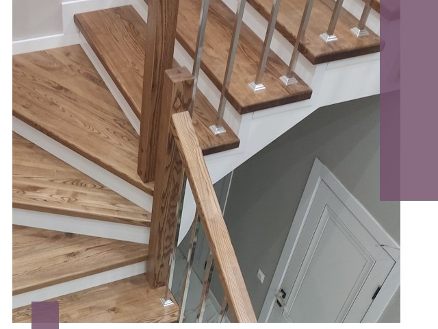 Обшивка металлических лестниц под ключ в Нефтеюганске