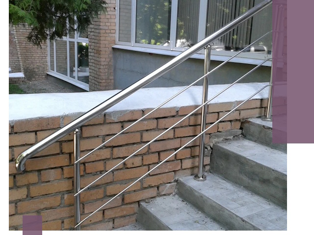 Перила из нержавеющей стали высокого качества в Нефтеюганске