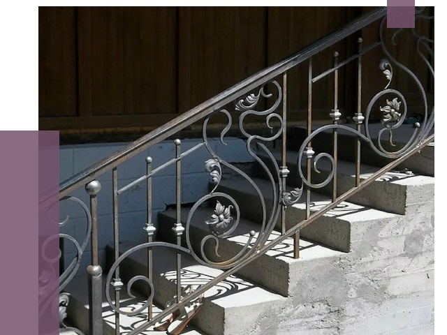 Кованые перила в Нефтеюганске от 8643 руб. под ключ — качество от ПРОЛЁТ-Нфт