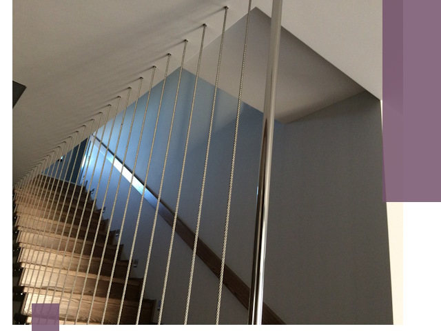 Тросовые перила под ключ в Нефтеюганске — производство и монтаж