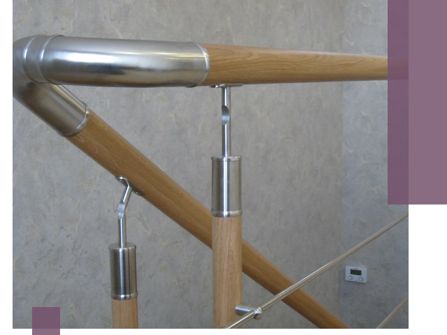 Комбинированные перила на заказ в Нефтеюганске — монтаж и производство