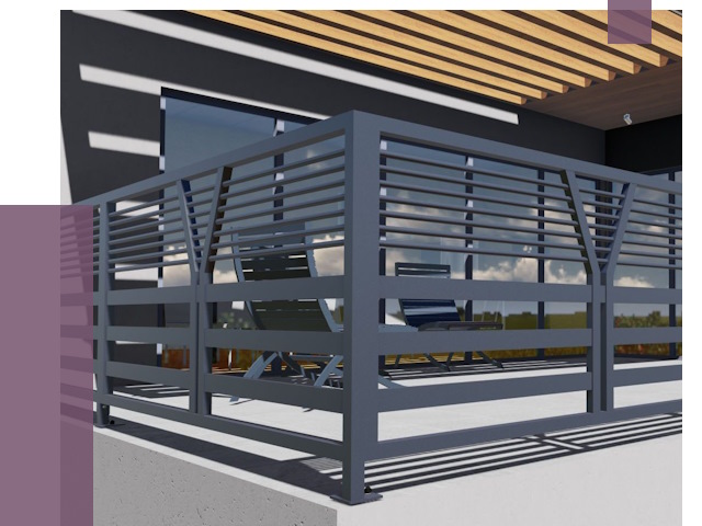 Изготовление балконных ограждений в Нефтеюганске от 10676 руб. | ПРОЛЁТ-Нфт