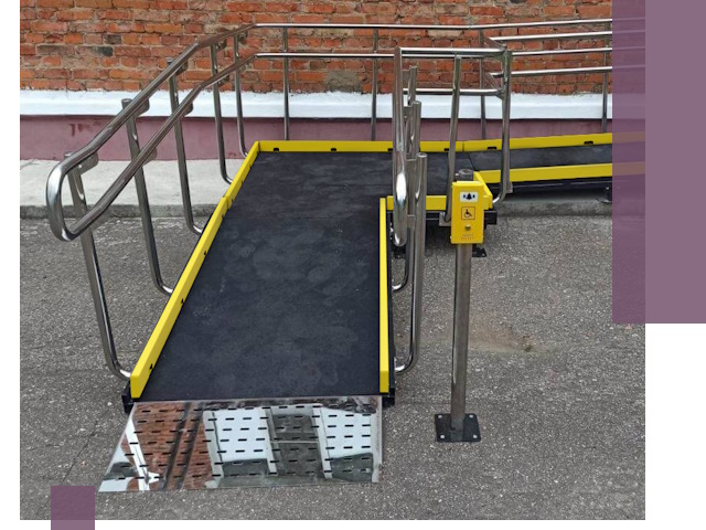 Изготовление наклонных пандусов для инвалидов в Нефтеюганске