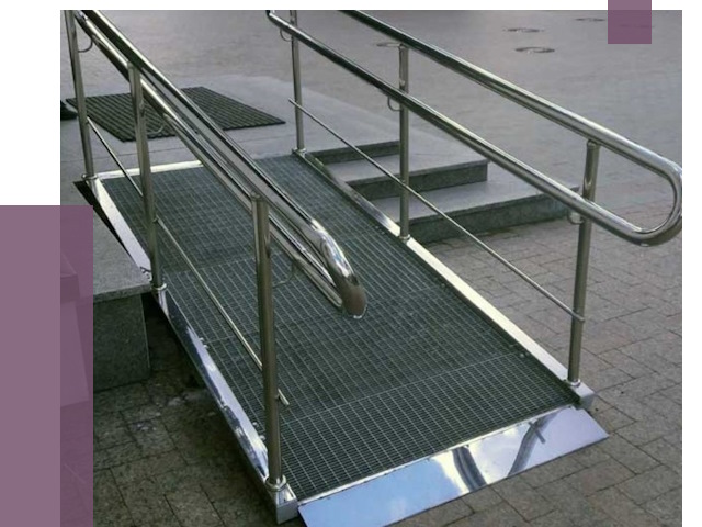 Монтаж пандусов для инвалидов в Нефтеюганске от 8561 руб. под ключ | ПРОЛЁТ-Нфт