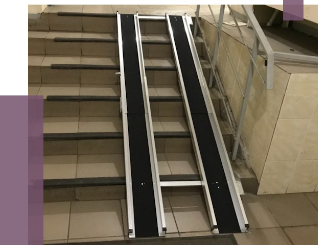 Установка пандуса в подъезд в Нефтеюганске от 7931 руб. под ключ | ПРОЛЁТ-Нфт