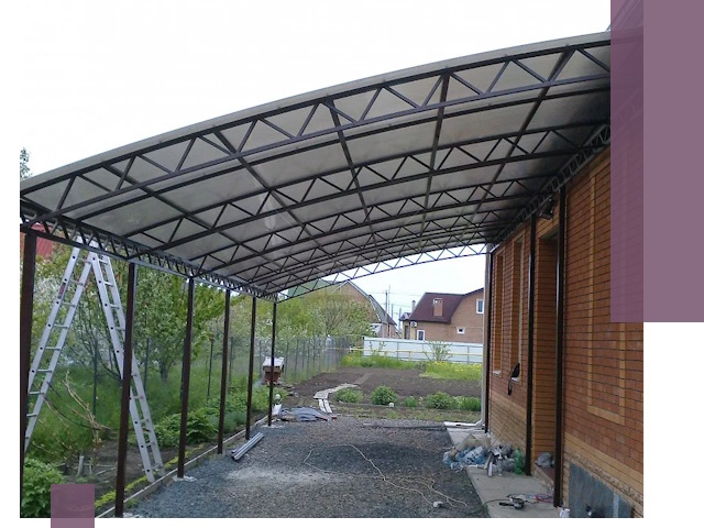 Профессиональный монтаж навесов под ключ в Нефтеюганске