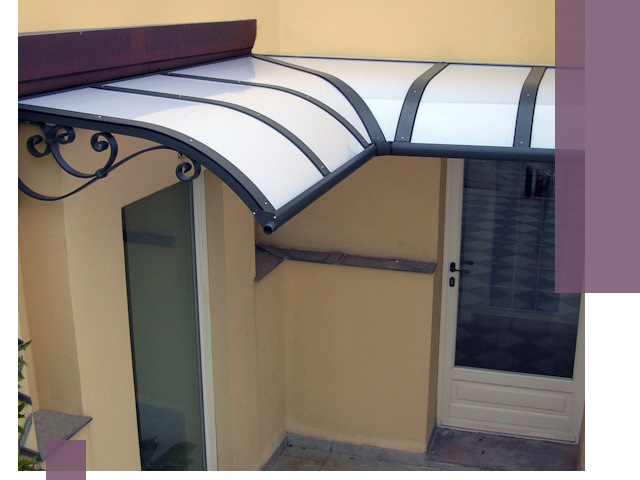 Монтаж козырьков любой сложности в Нефтеюганске под ключ