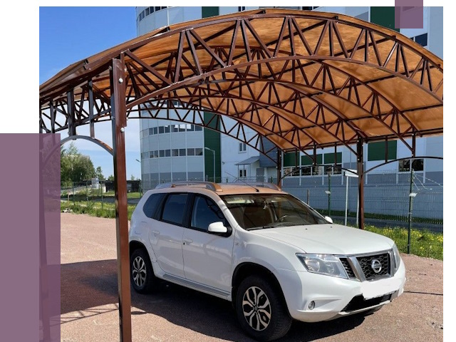 Недорогие навесы в Нефтеюганске от 42706 руб. | ПРОЛЁТ-Нфт