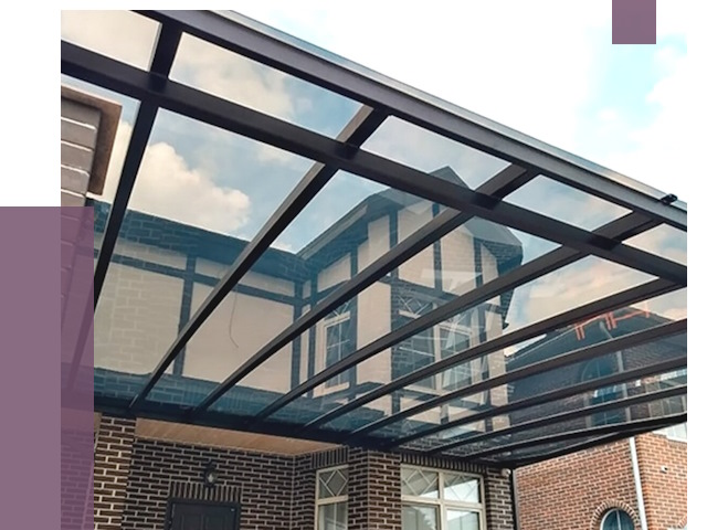 Навесы из поликарбоната в Нефтеюганске от 8561 руб. под ключ — ПРОЛЁТ-Нфт