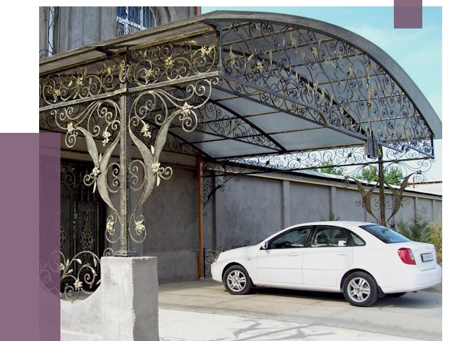 Кованые навесы в Нефтеюганске от 14489 руб. | ПРОЛЁТ-Нфт