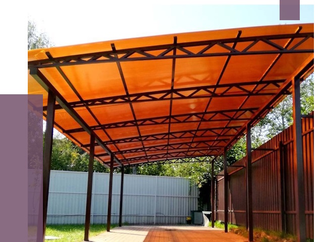 Односкатные навесы под ключ в Нефтеюганске от 13066 руб. 