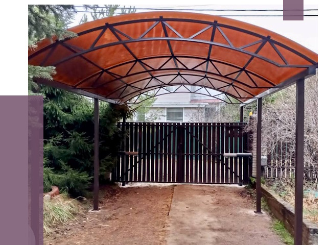 Арочные навесы в Нефтеюганске от 12659 руб. — изготовление и монтаж | ПРОЛЁТ-Нфт