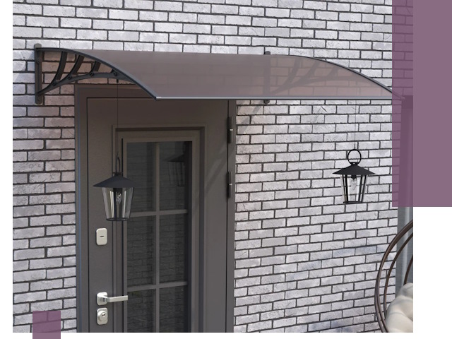 Недорогие козырьки и навесы под ключ в Нефтеюганске