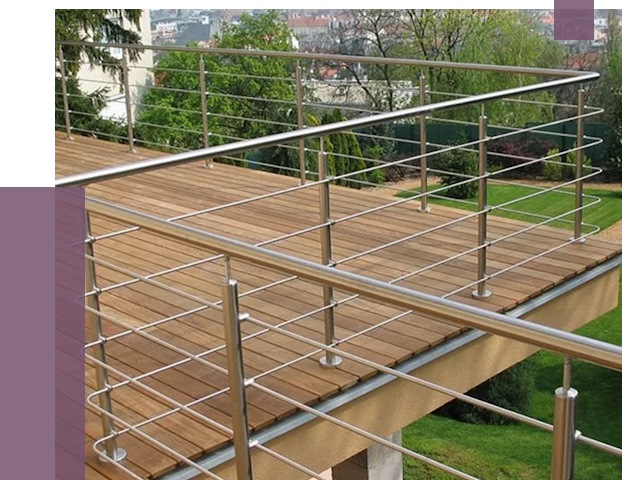 Алюминиевые парапеты в Нефтеюганске под ключ от 7728 руб. 