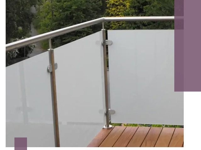 Алюминиевые парапеты для балконов и террас в Нефтеюганске