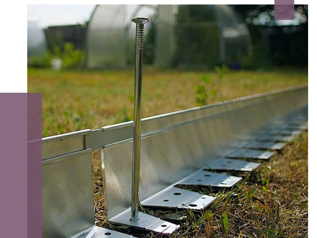 Металлические бордюры для газона в Нефтеюганске от 4271 руб. | ПРОЛЁТ-Нфт