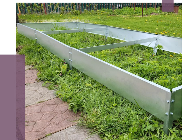 Металлические бордюры для грядок в Нефтеюганске от 1779 руб.