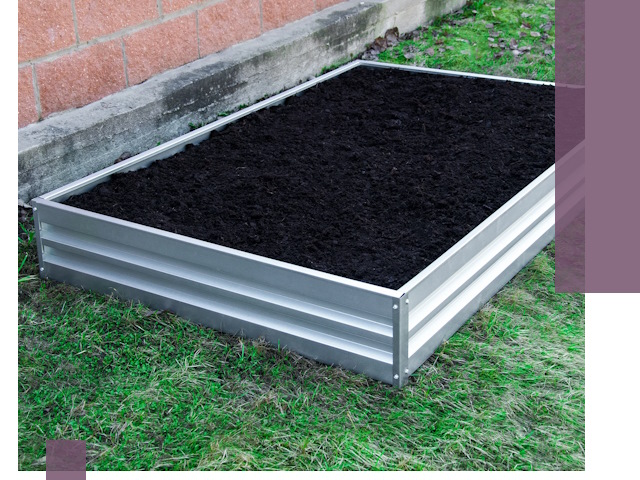 Металлические бордюры для грядок в Нефтеюганске: прочность и аккуратность