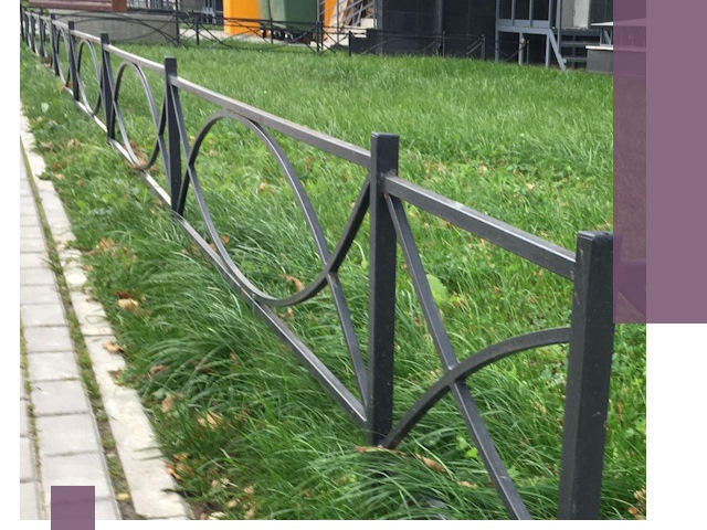 Газонные ограждения из металла в Нефтеюганске — монтаж и продажа